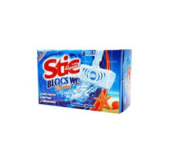  Blocs WC désodorisant – Stic – marine – 3pcs