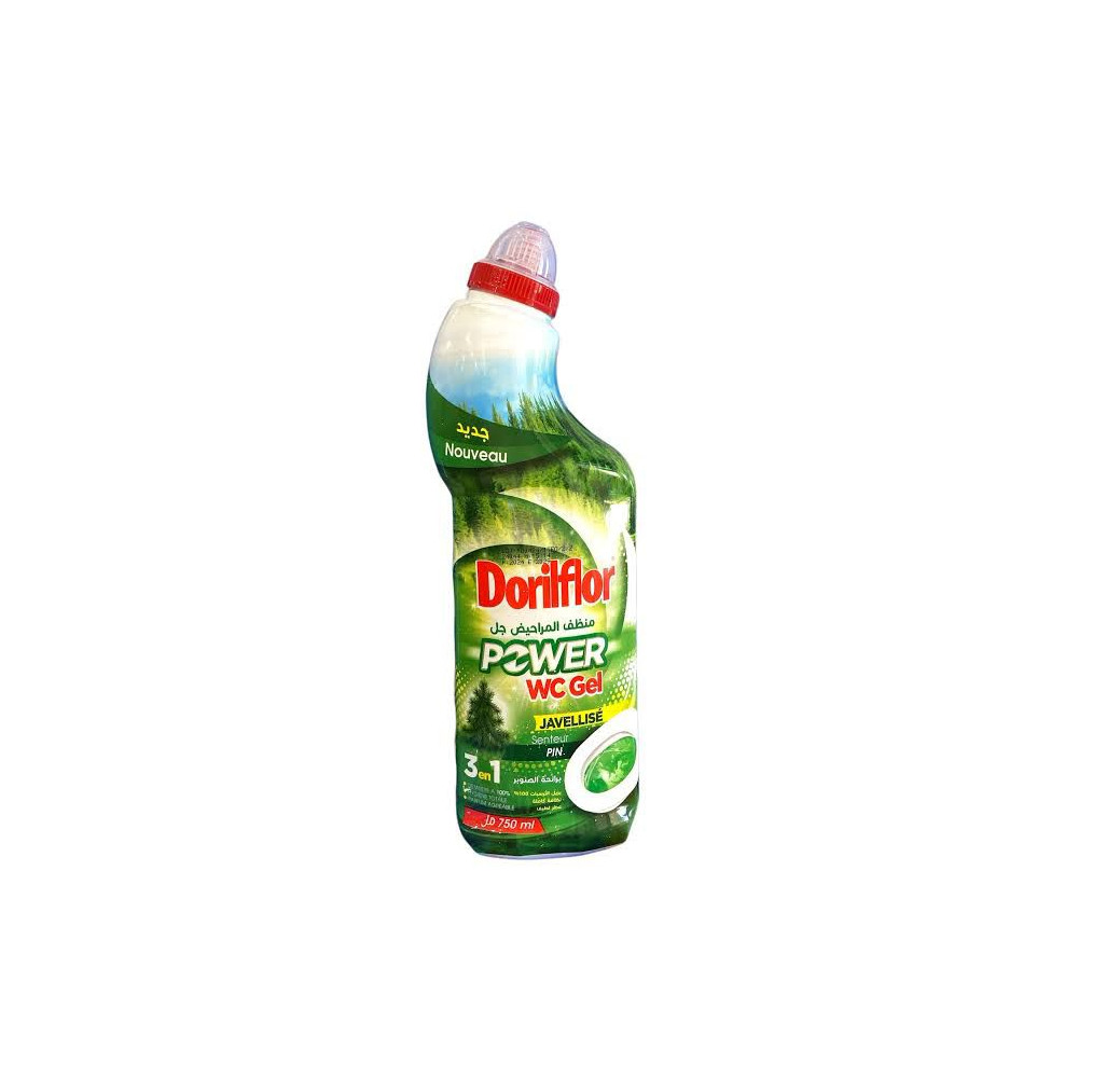 Gel WC Dorilflor Power 3en1 – Javellisé – 750ml