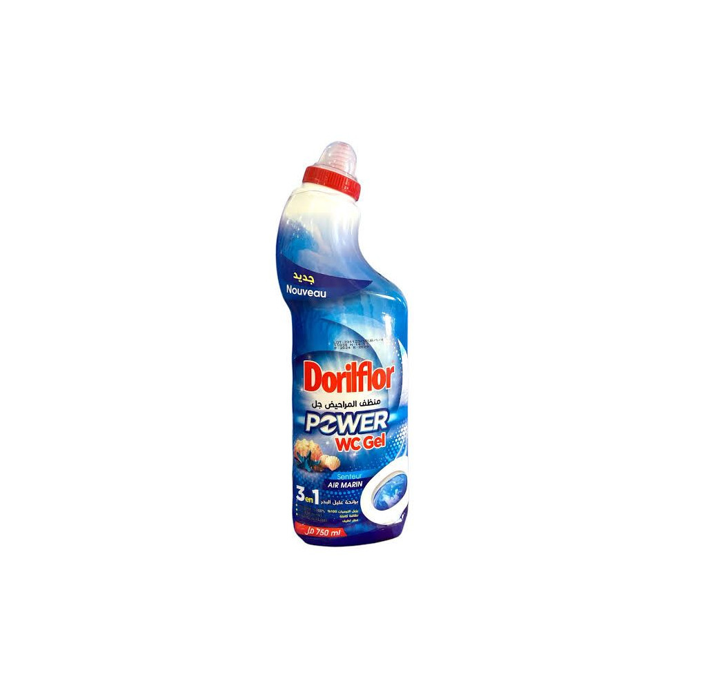 Gel WC Dorilflor Power 3en1 – Javellisé – 750ml