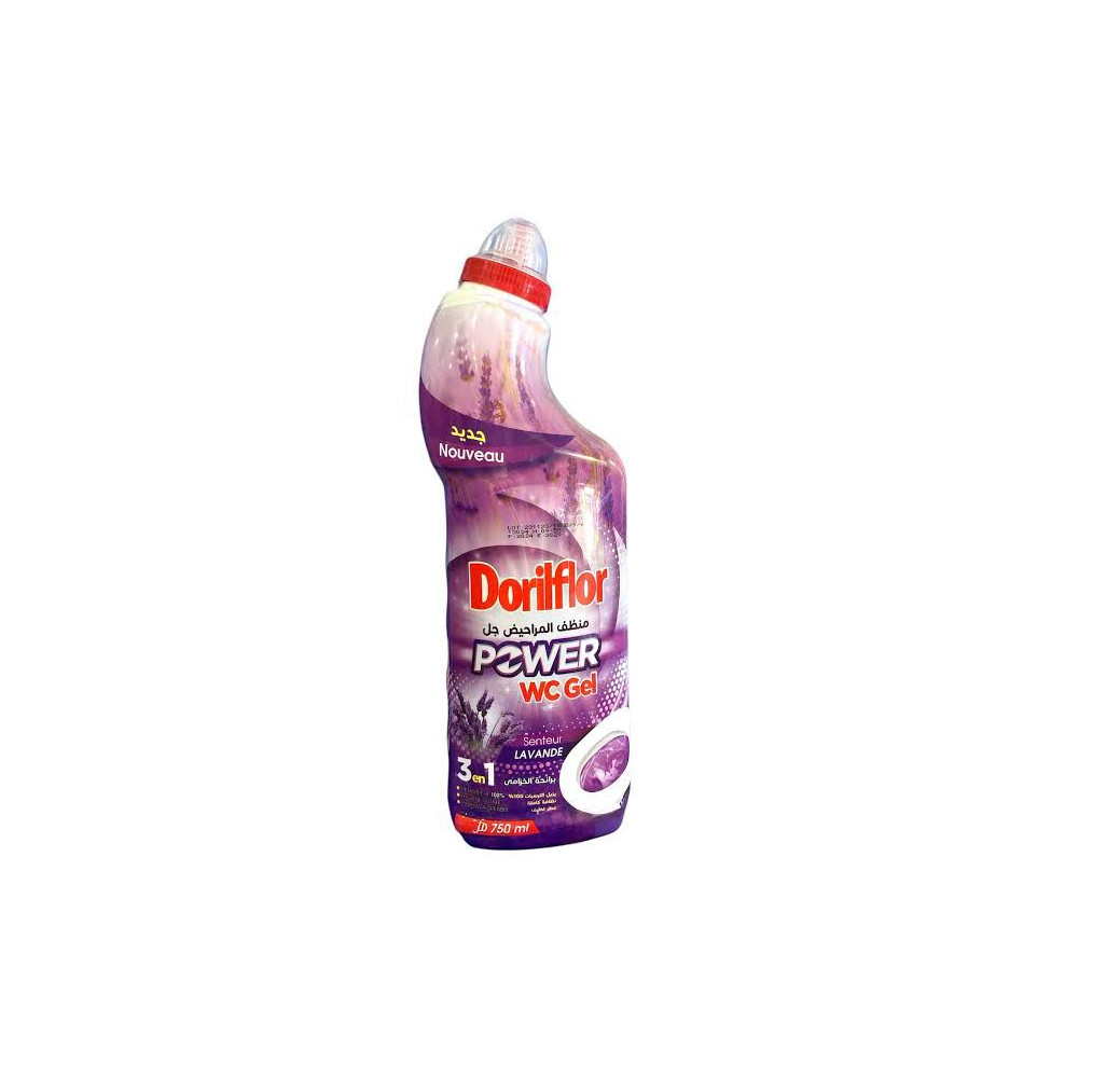 Gel WC Dorilflor Power 3en1 – Javellisé – 750ml