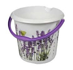 Seau de ménage – à fleurs – 10L