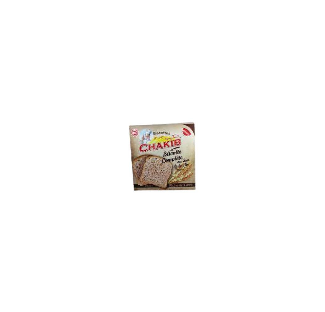Biscottes complètes Chakib – 200g