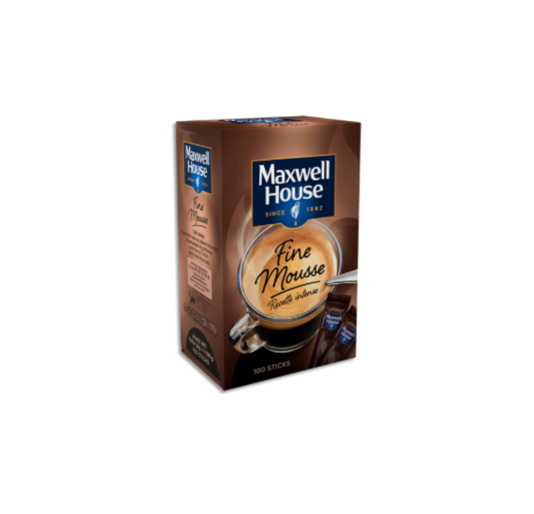 Café Maxwell House – Fine mousse – 100 sticks