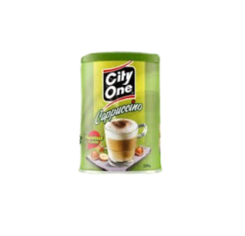 Cappuccino City One – goût noisettes – 125g